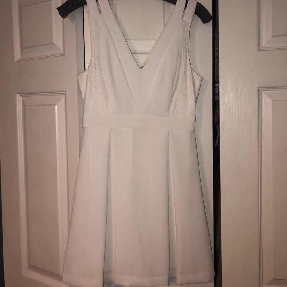 BCBGeneration White Lace Dress